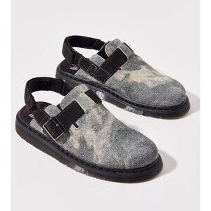 NEW Dr. Martens Jorge II Hairy Suede Slingback Mule Womens size 9 Rare Colorway